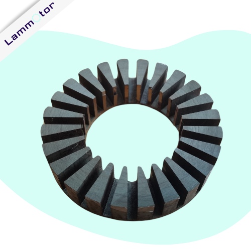 Amorphous axial flux stator