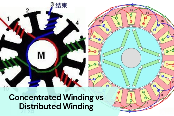 Concentrated Winding vs Distributed Winding