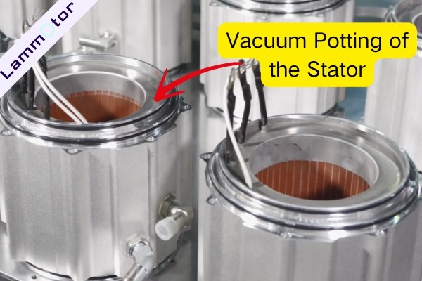 Vacuum Potting of the Hairpin Stator