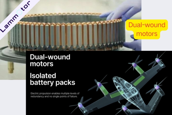 Joby Dual-wound motors
