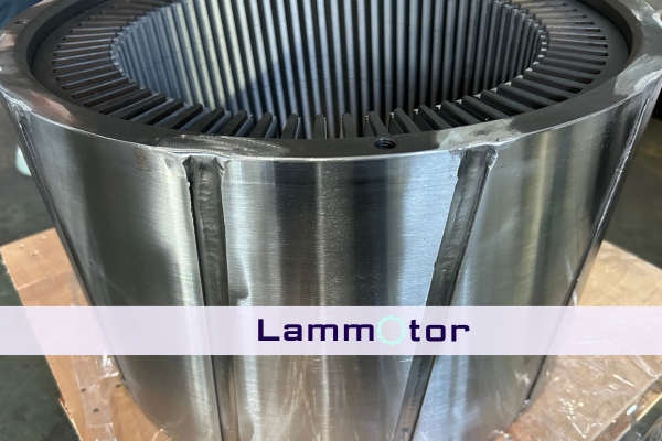 CNC lathe machining generator stator