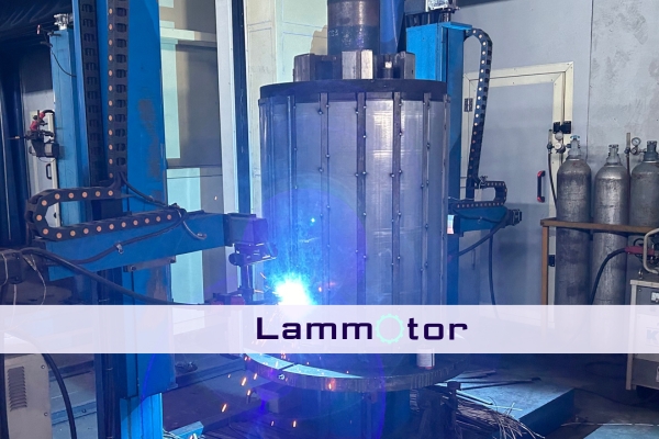 welding generator stator stack