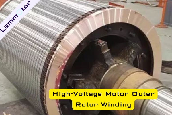 High-Voltage Motor Outer Rotor Winding