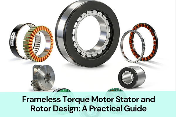 Frameless Torque Motor Stator and Rotor Design